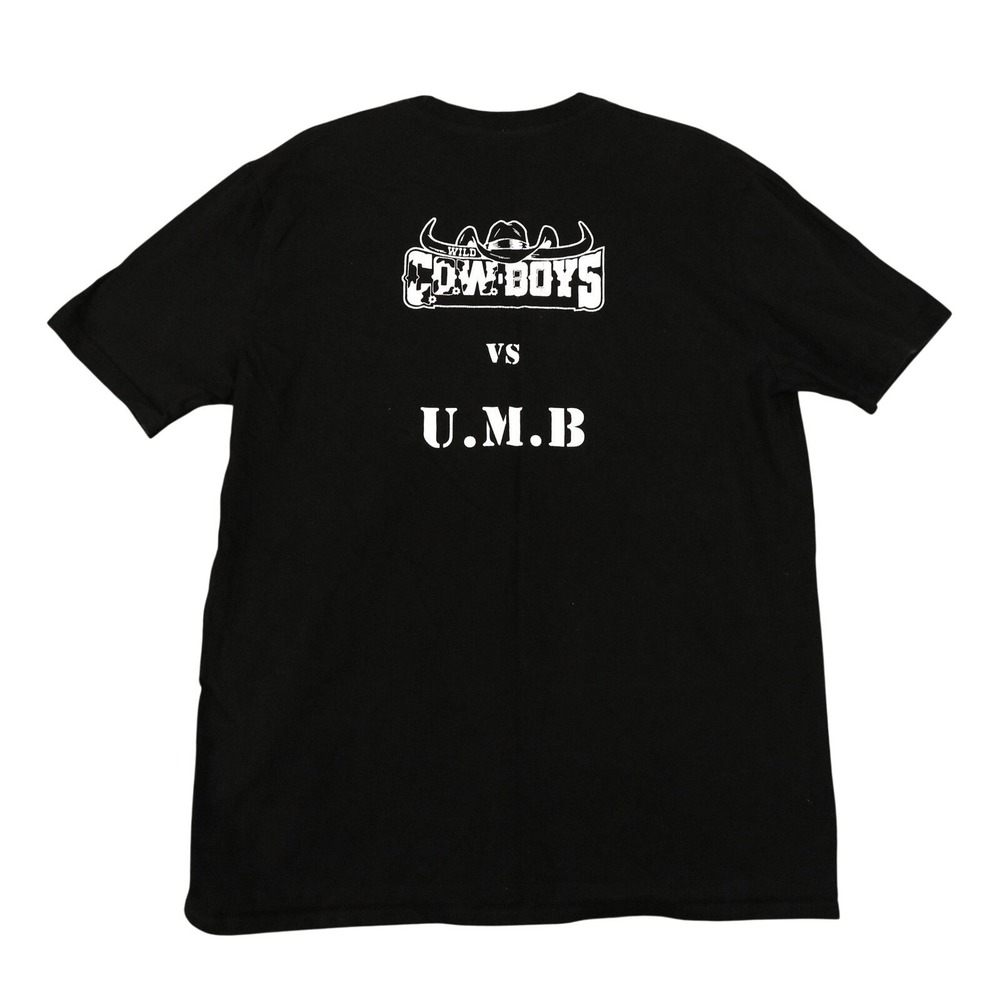 Jack Daniels Old No 7 Tennessee Whiskey Graphic Shirt Men Black Wild Cowboys UMB